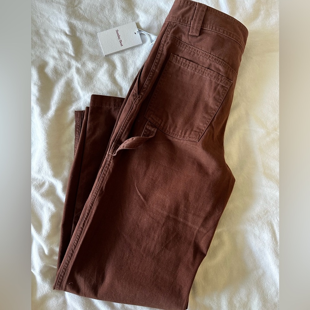 Sunday Best Brown Womens Pants
